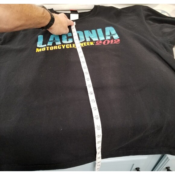 Laconia 2012 bike week graphic t shirt size 2xl preshrunk Hot Leathers - Picture 8 of 8